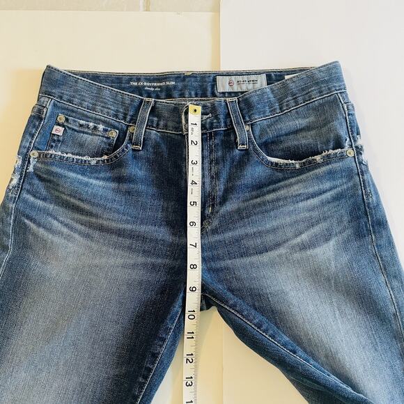 AG Adriano Goldschmied The‎ Ex-Boyfriend Slouchy Slim Denim Jeans Women Size 26R - Picture 13 of 13